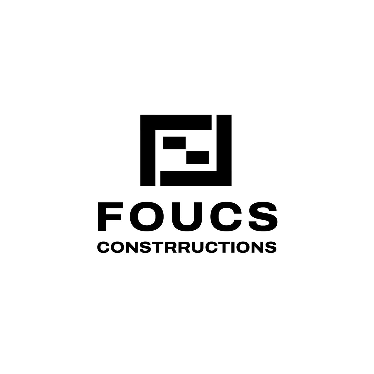 FOUCS CONSTRUCTIONS Official Architectural Brand Logo
